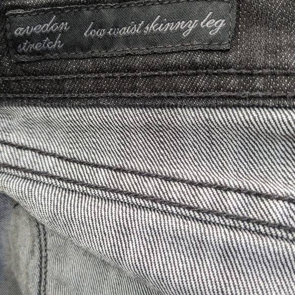 Citizens of Humanity Avedon Stretch Black Low Rise Skinny Jeans, Size 29 EUC USA - Picture 4 of 7